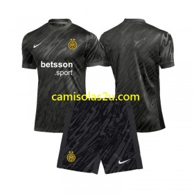 Camisolas de futebol Inter de Milão Guarda Redes Criança Equipamento 3ª 2024/25 Manga Curta